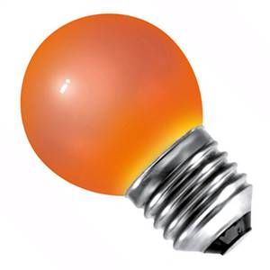 LED Golf Ball 1w E27/ES 240v Bell Lighting Red Light Bulb