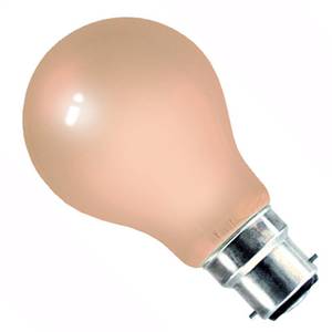 GLS 25w B22d/BC 240v Crompton Pink Light Bulb
