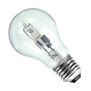 GLS 70w E27/ES 240v Bell Lighting Clear Energy Saving Halogen 60mm. Replace 100w Standard Bulb 05213