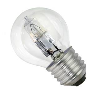Golf Ball 28w E27/ES 240v Clear Energy Saving Halogen Light Bulb - 45mm - 0635635603625