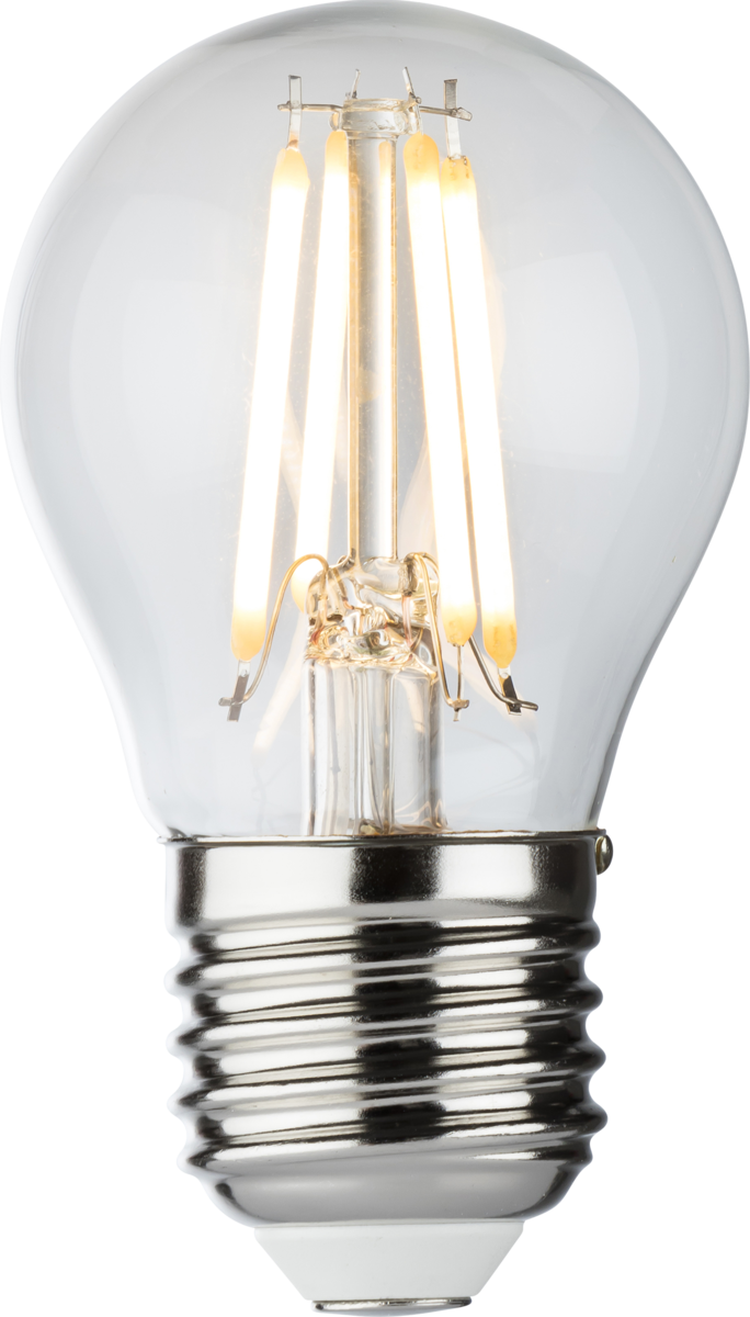 GBD4AESC 230V 4W LED ES Clear Golf Ball Filament Lamp 2700K Dimmable