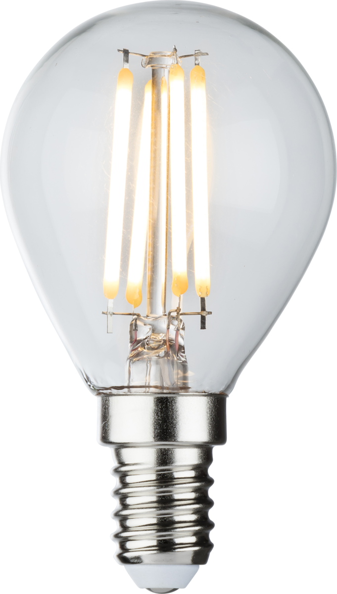 GBD4ASESC 230V 4W LED SES Clear Golf Ball Filament Lamp 2700K Dimmable