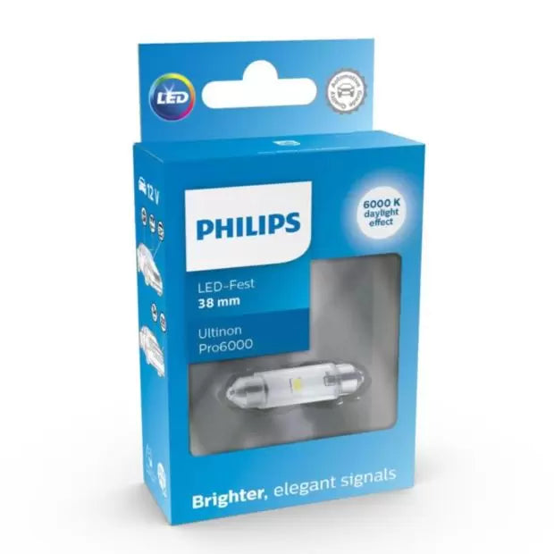 Philips 11854CU60X1 12V LED C5W LED Bulbs