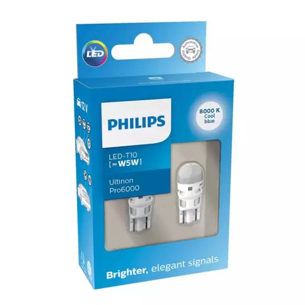 Philips 11961XU60X2 W5W (501) Side Light Bulbs