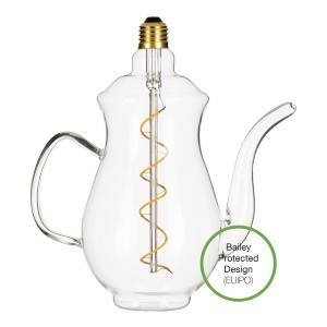 LED Teapot Chai Clear E27 4W 2200K - 142443