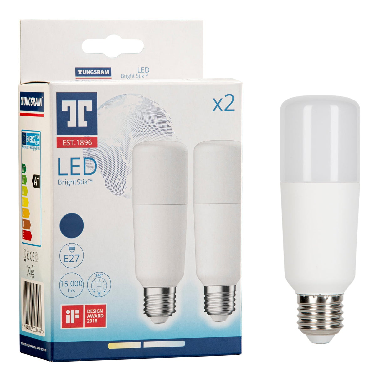 Bailey - 142885 - TUN LED Bright Stik E27 12W (80W) 1150lm 865 Duo