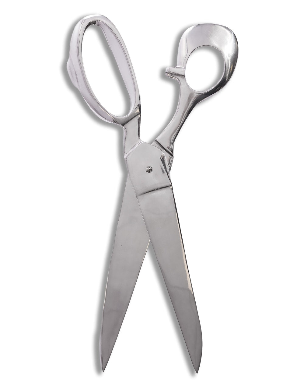 Large Polished Aluminium Scissors Wall Decor - AL58