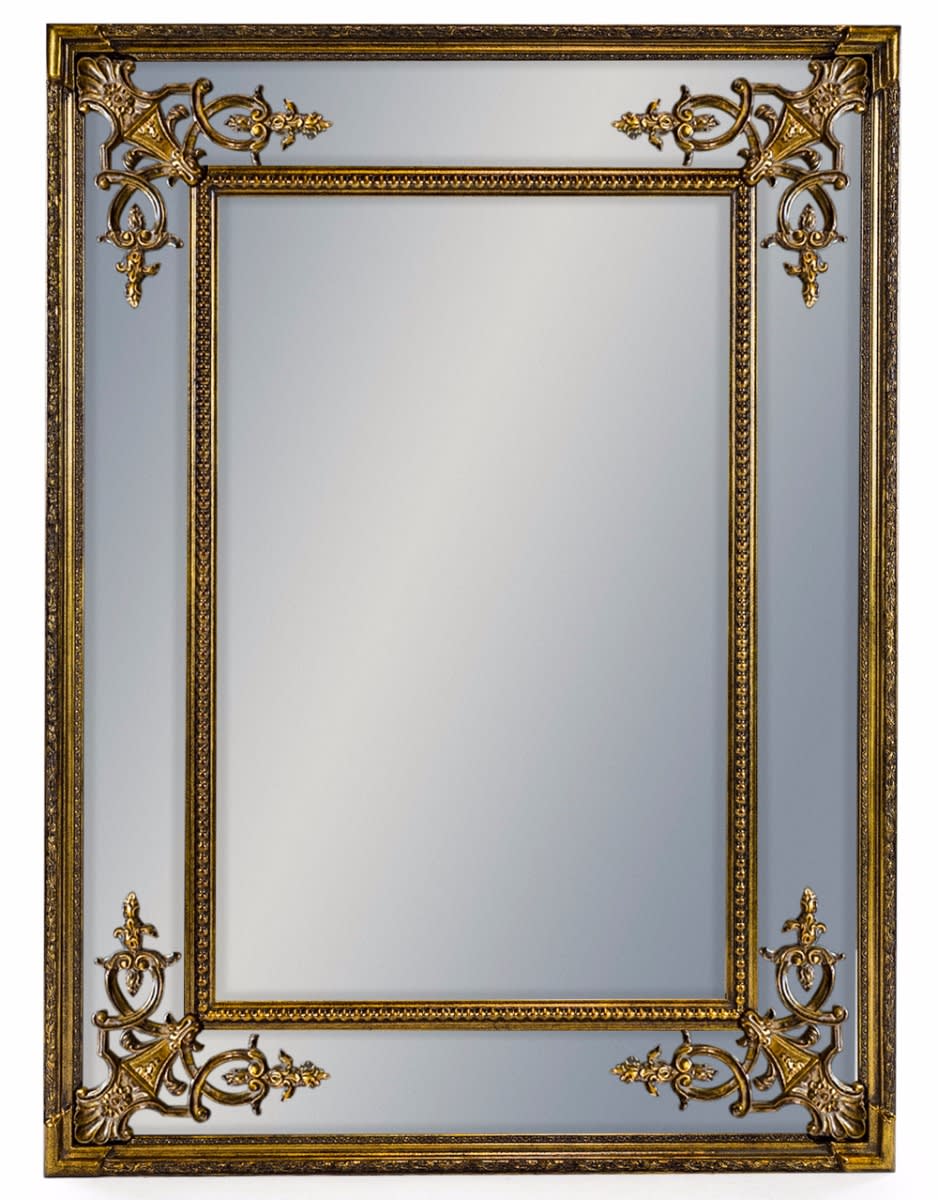 Gold Square French Mirror - M31