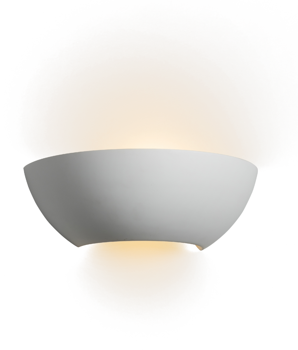 230V E14 40W Up and Down Plaster Wall Light