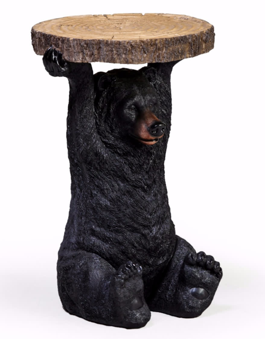 Black Bear Holding "Trunk Slice" Side Table - BD120