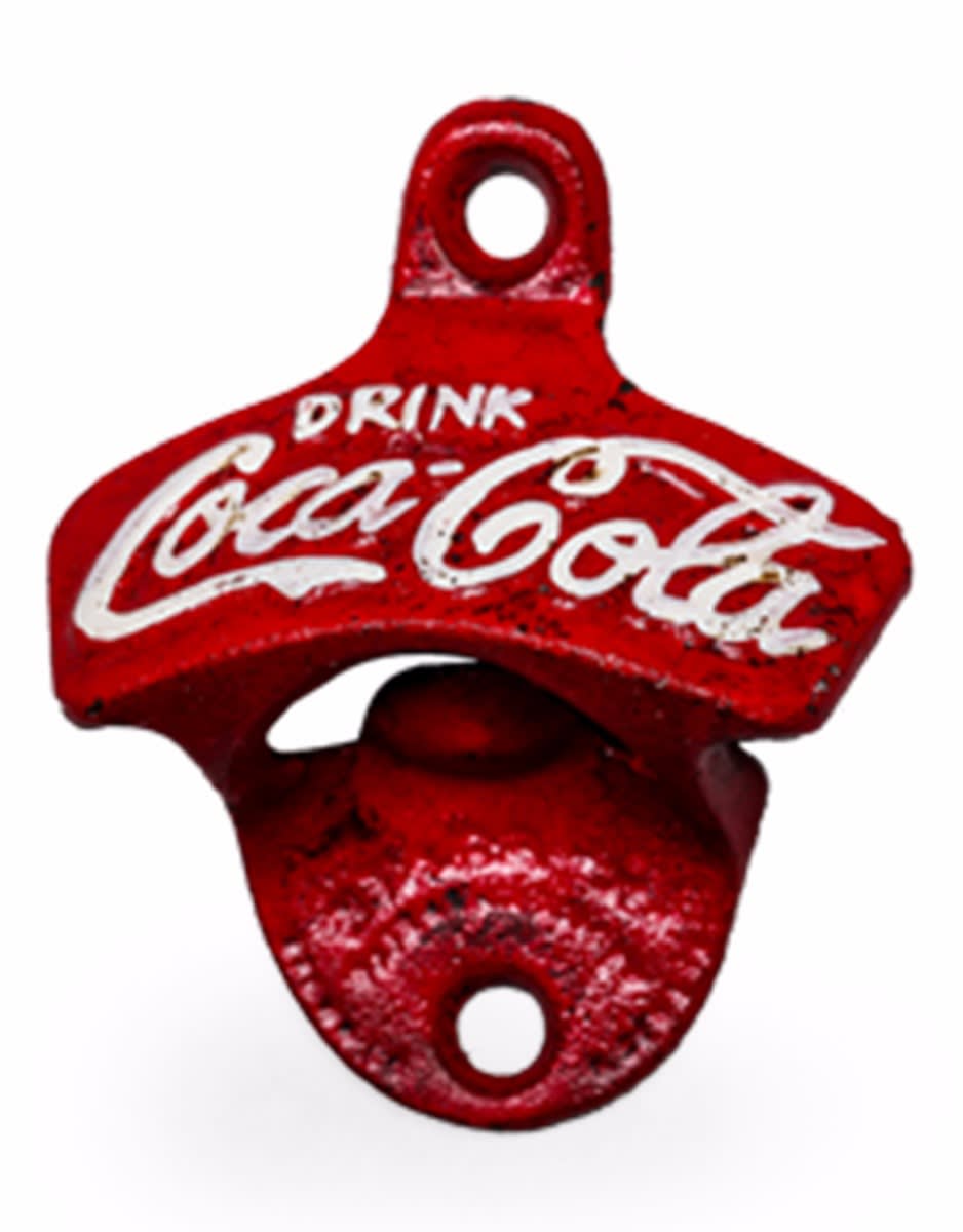 Iron Antique Classic Red Wall Mounted Bottle Opener - STM32