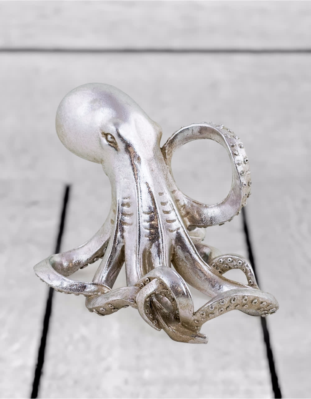 Silver Octopus Wine Bottle Holder - SM77
