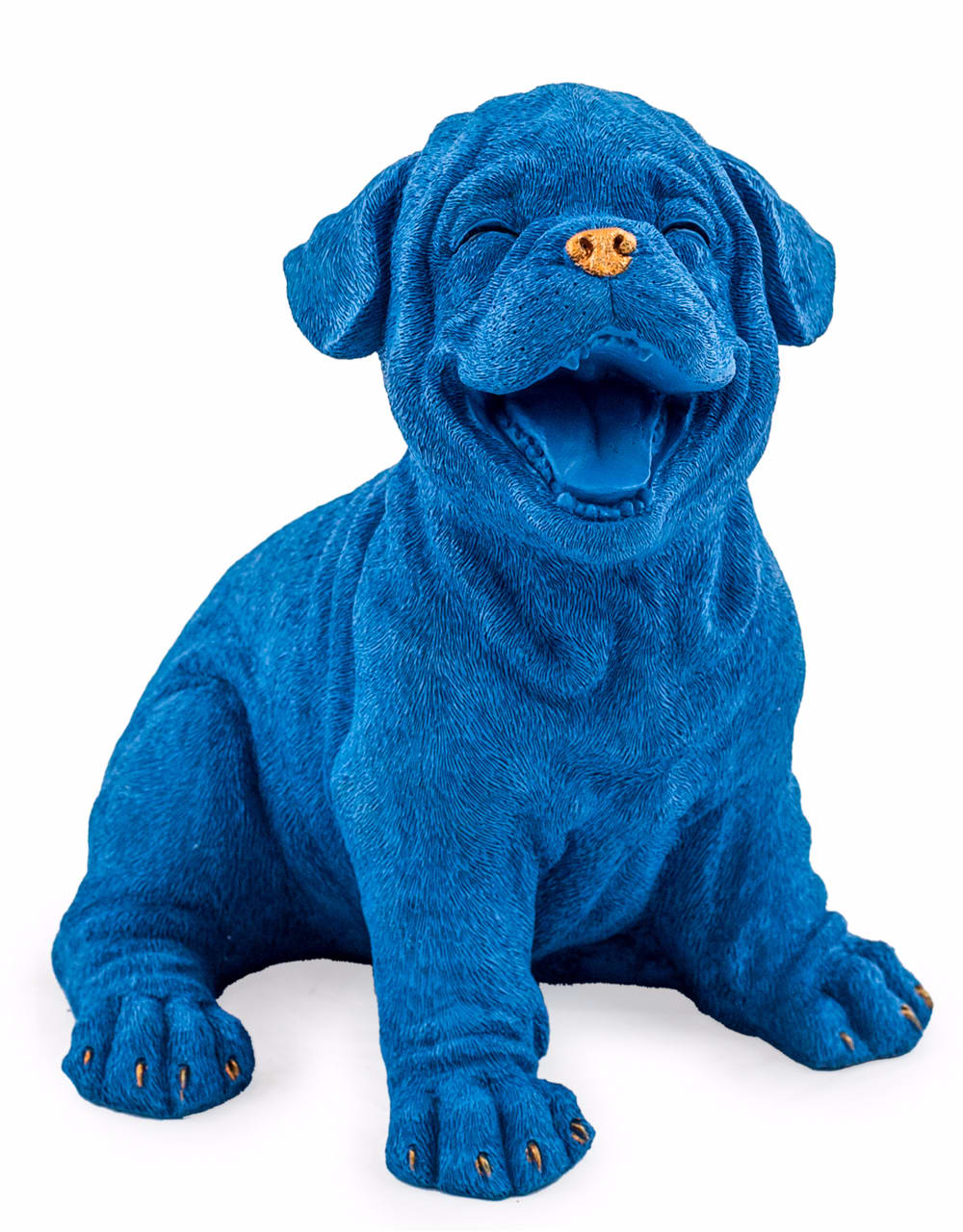 Royal Blue with Gold Details Laughing Puppy - FL51