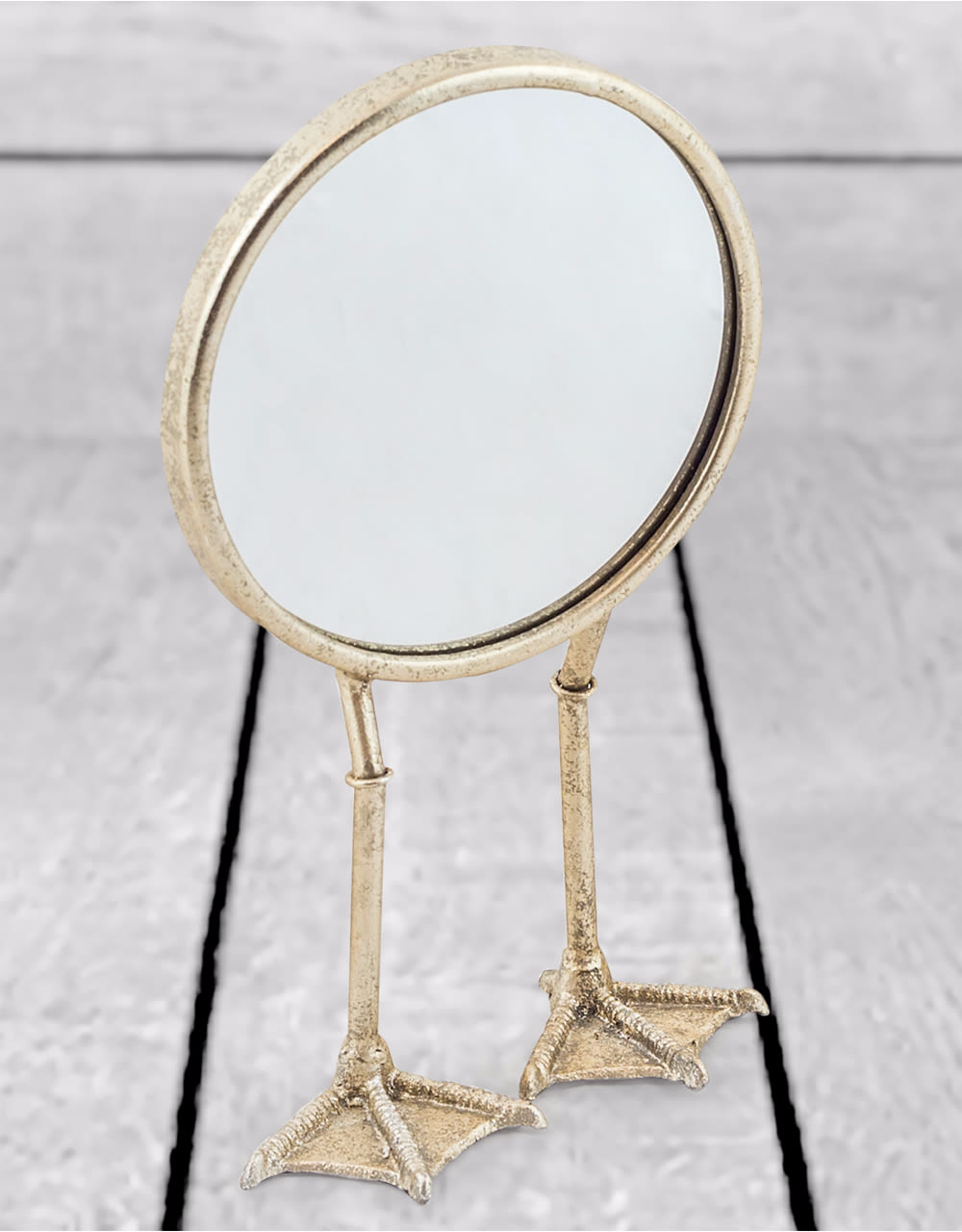 Silver Bird Legged Table Mirror - ET319