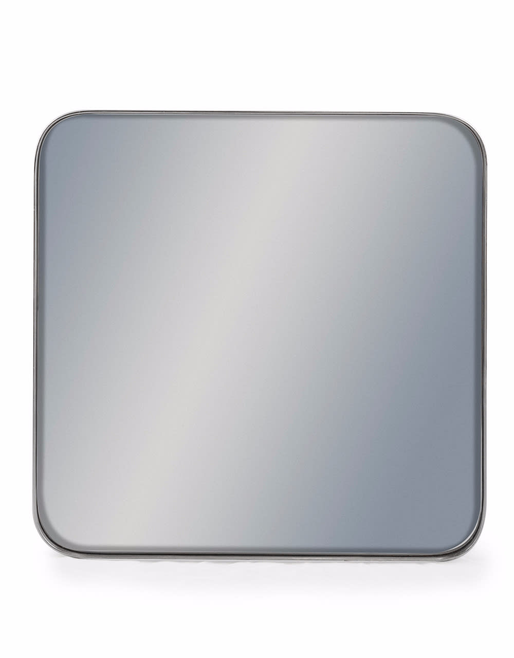 Small Square Silver Framed Arden Wall Mirror - M381