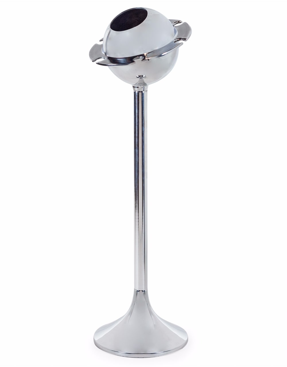 Polished Aluminium Floor Standing Saturn Ice Bucket - AL133X