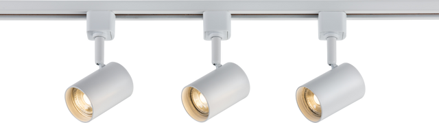 Knightsbridge TRKIT8AW 1 Metre Tracklight Kit - White Track Lighting Knightsbridge - Sparks Warehouse