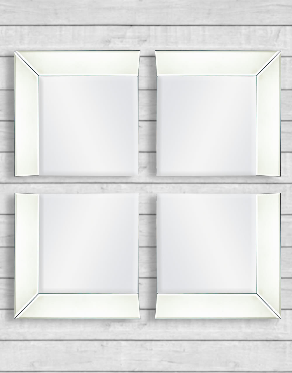 Venetian 4 Corner Piece Mirror Set - V398