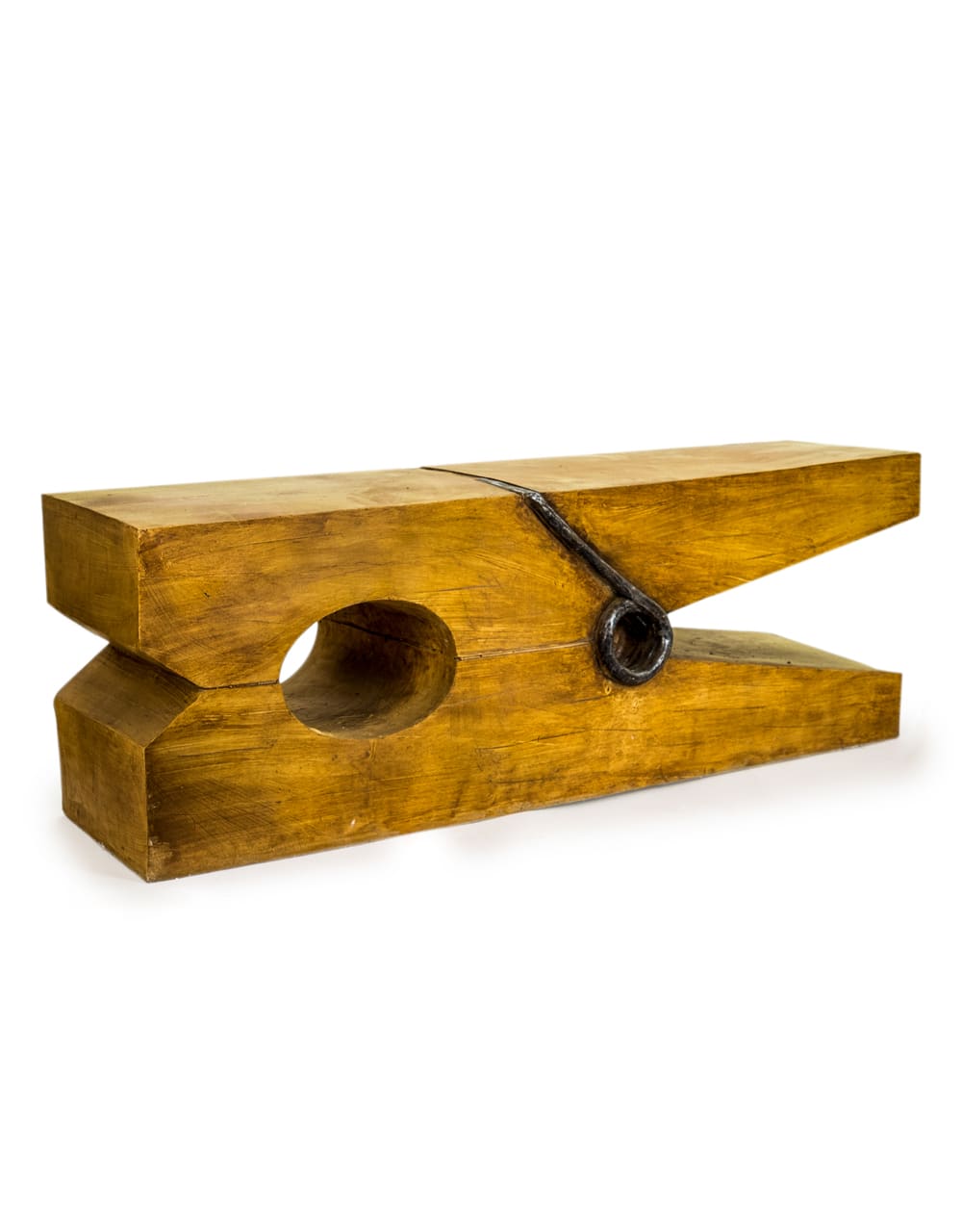 Giant Wooden Effect Clothes Peg Table/Stool - NBR20