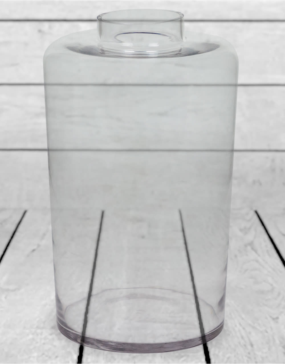 Medium Clear Glass Jar Vase - GW72
