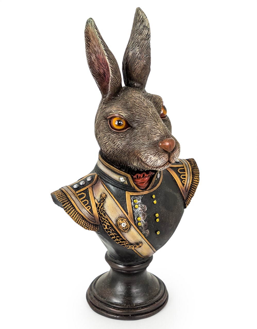 Gentry Rabbit Bust on Round Base - BD155