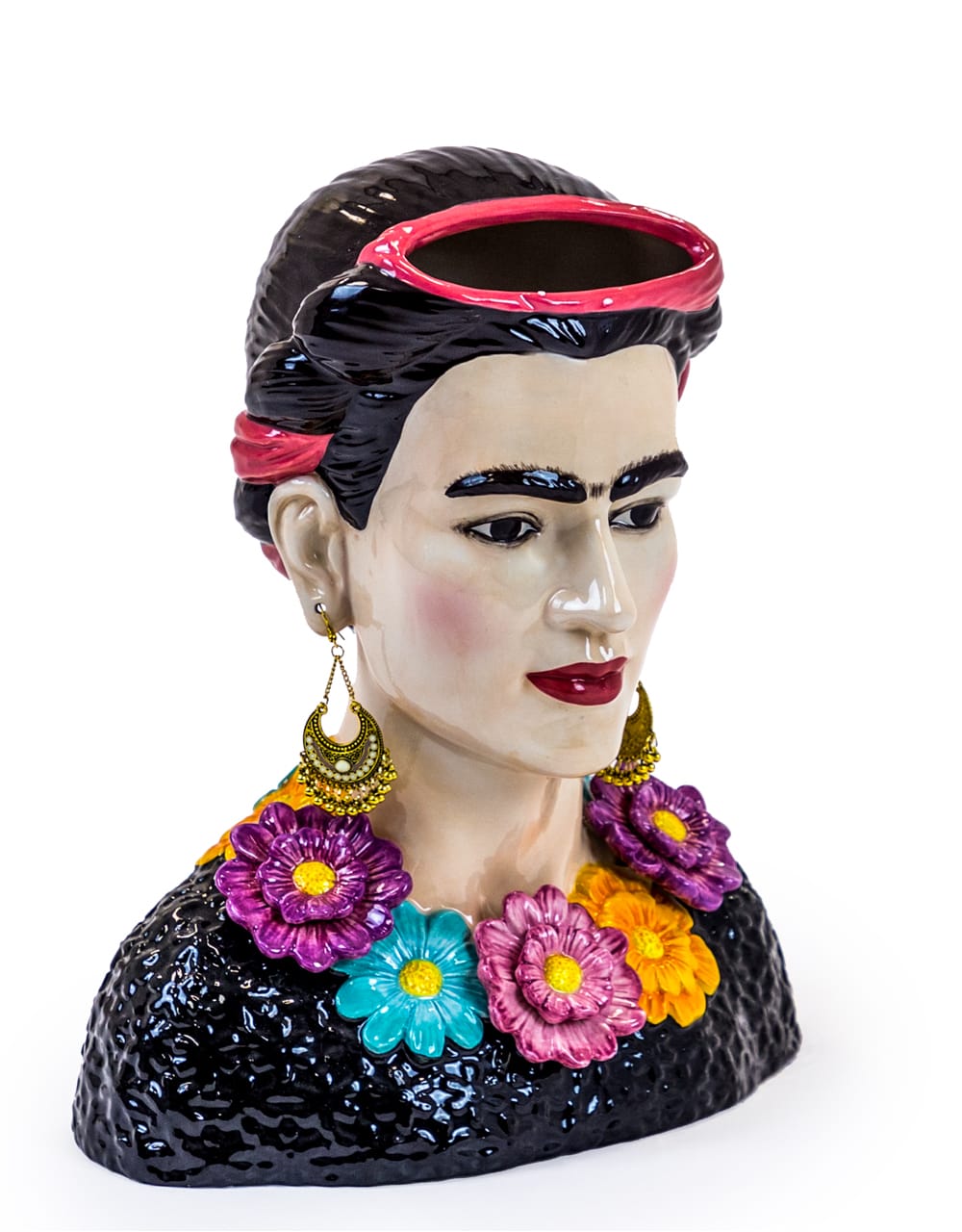 Ceramic Mexicana Bust Vase - CRT41