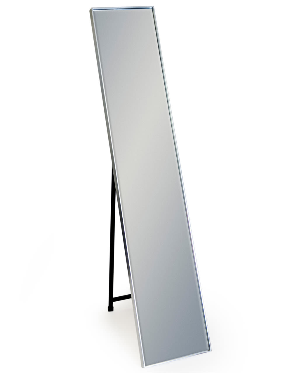 Silver Framed Arden Rectangular Cheval Dressing Mirror - M399