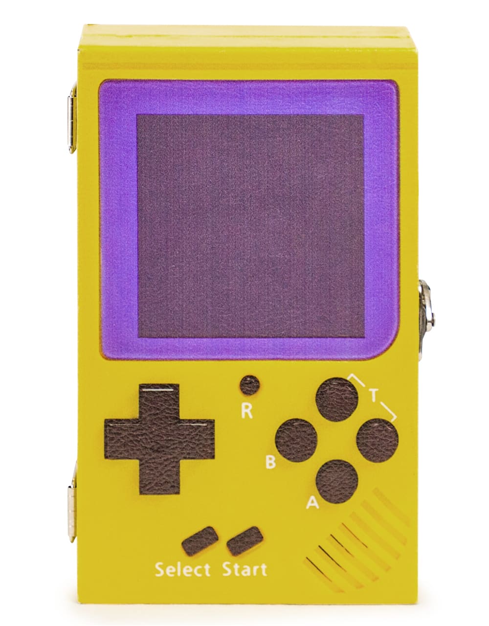 Yellow Retro Handheld Games Console Storage Box - KRB11