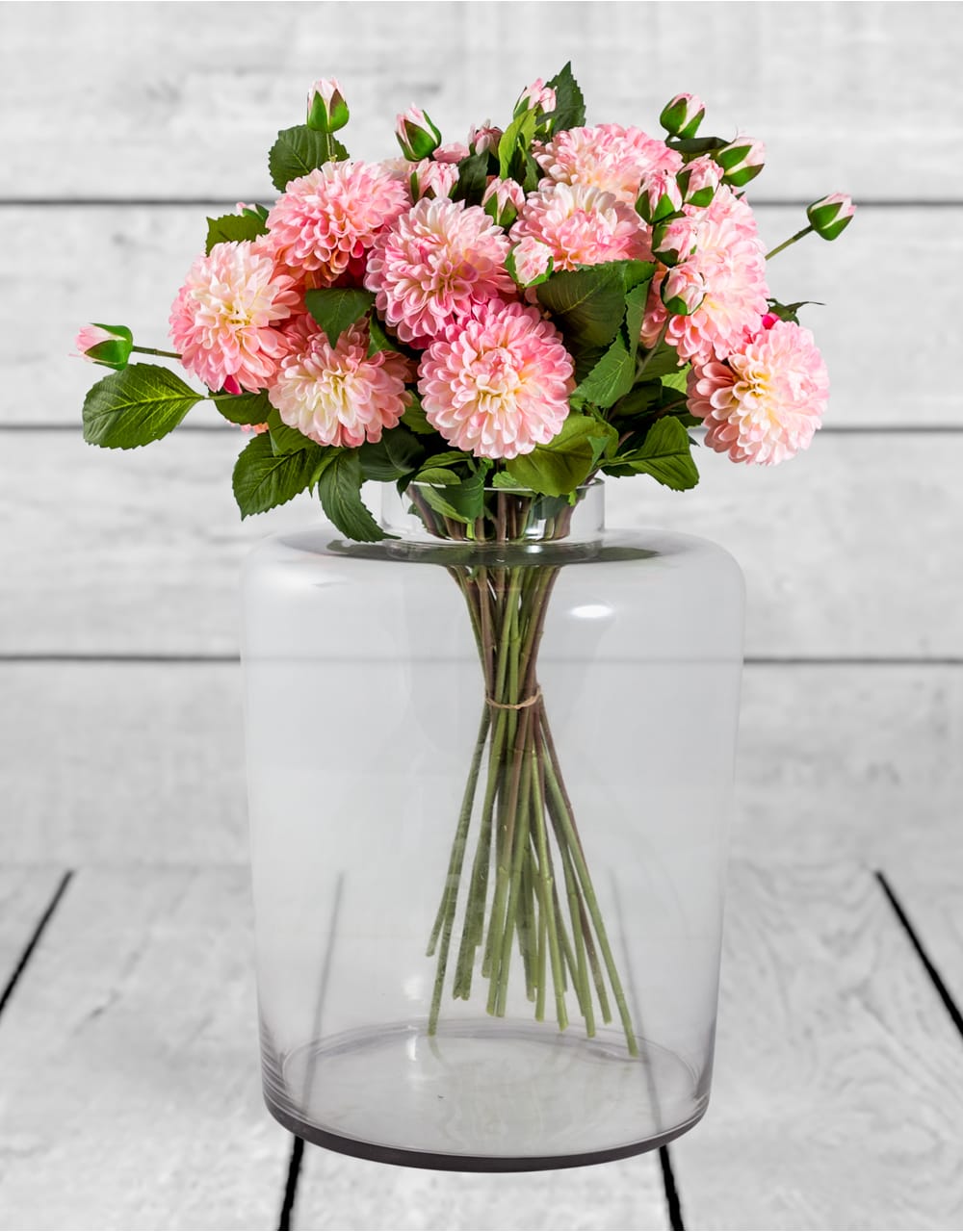 Single Pink Dahlia Stem (to be bought in qtys of 24) - AF71