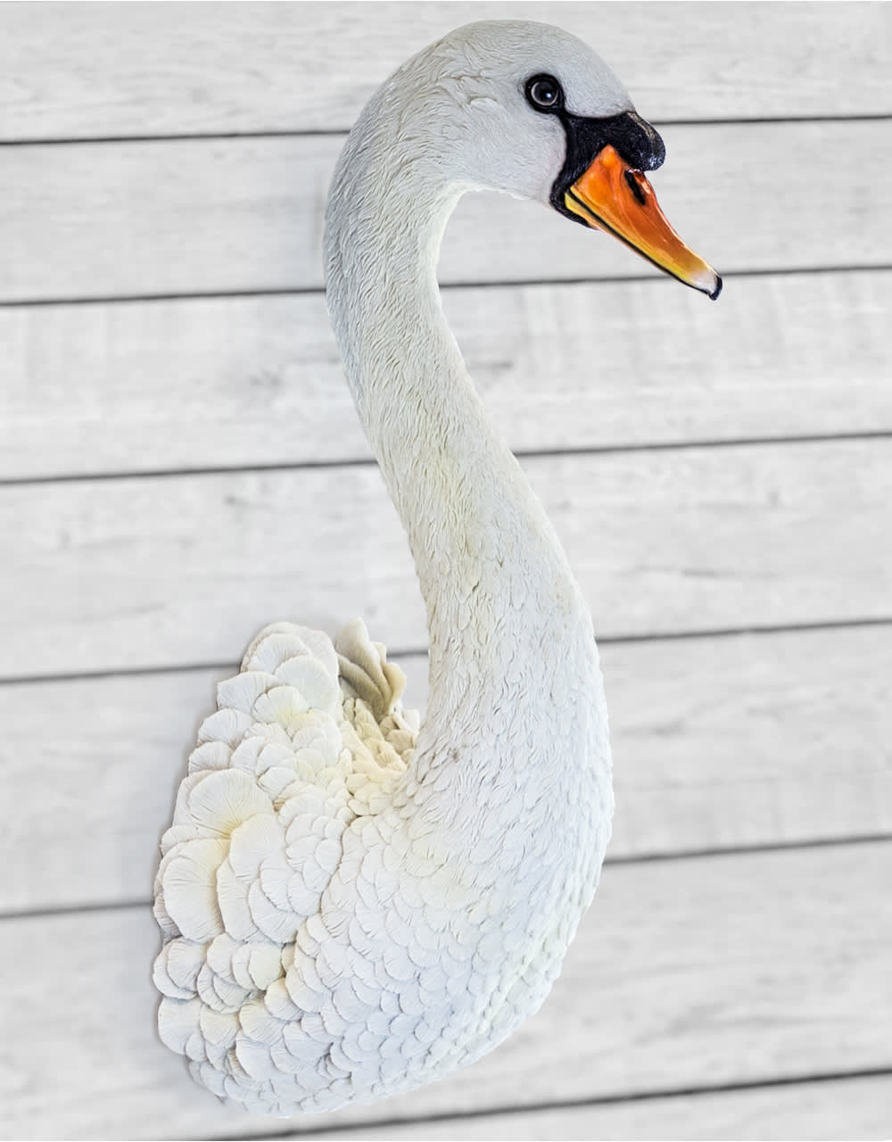 Large White Swan Wall Head - BD167