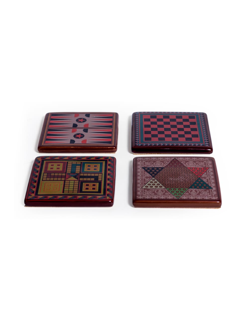 Set of 4 Classic Board Game Coasters - CRT80