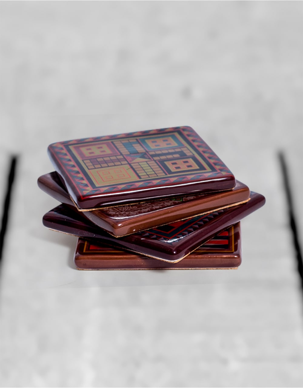 Set of 4 Classic Board Game Coasters - CRT80