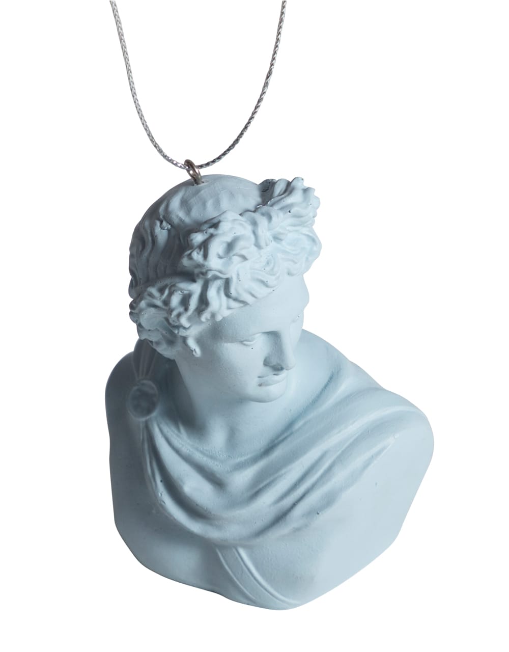 Blue Apollo Bust Hanging Decoration (to be bought in qtys of 8) - CRT99