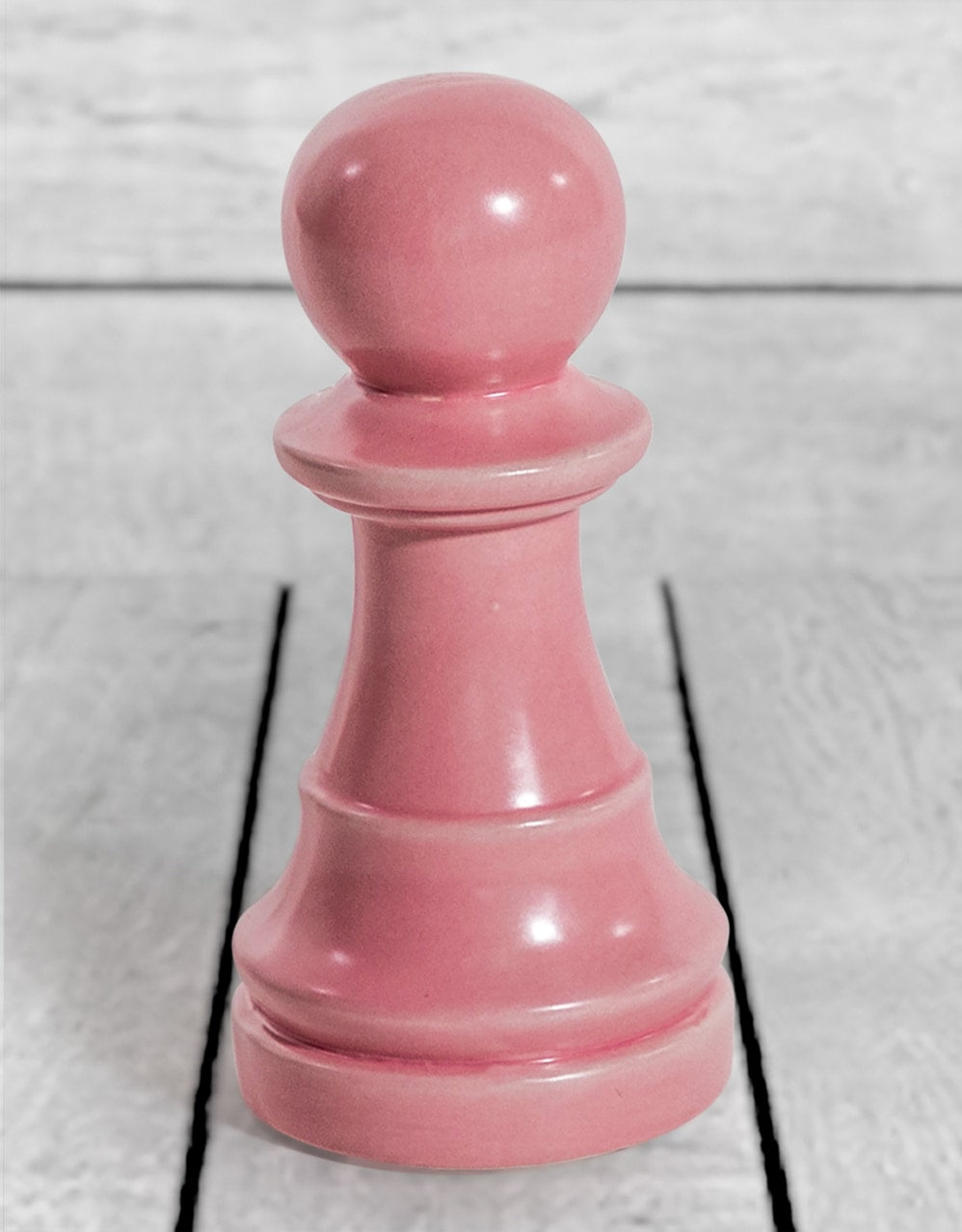 Matt Pink Large Ceramic Pawn Chess Piece Ornament (to be bought in qtys of 4) - FPC55