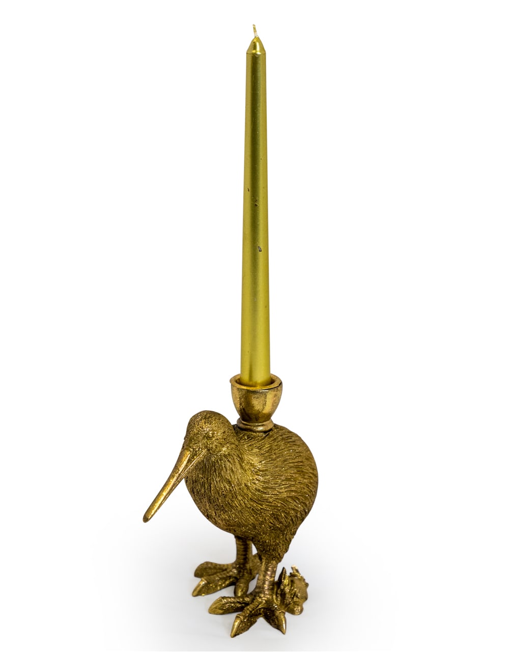 Gold Kiwi Bird Candle Holder - DVM37