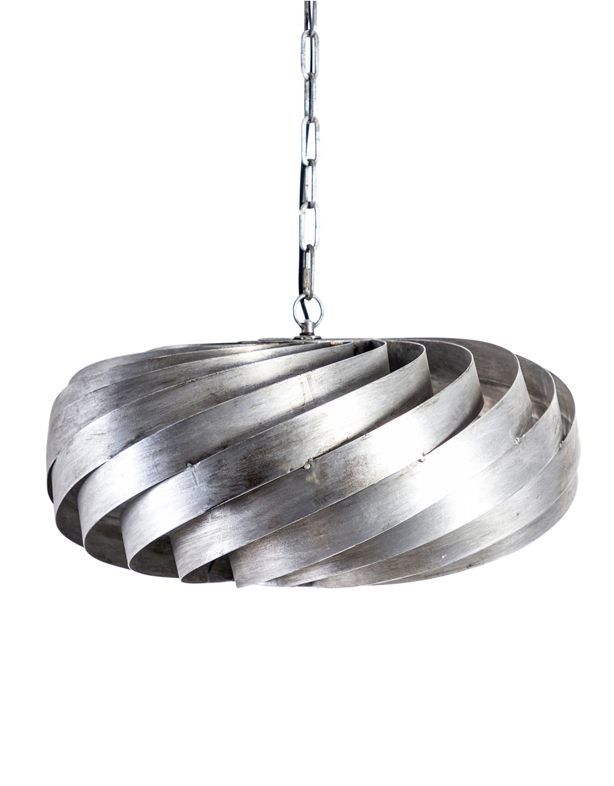 Antique Steel Metal Twist Ceiling Pendant - HKL81