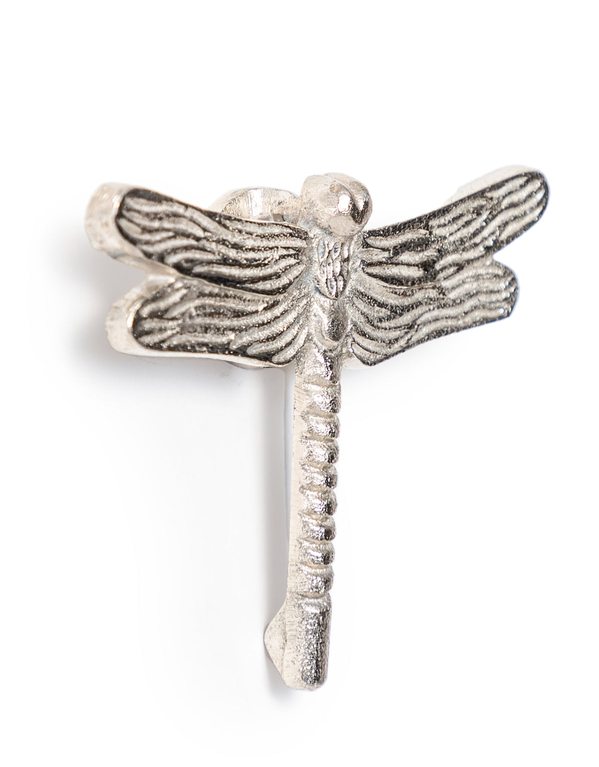 Raw Nickel Dragonfly Door Knocker - AL155