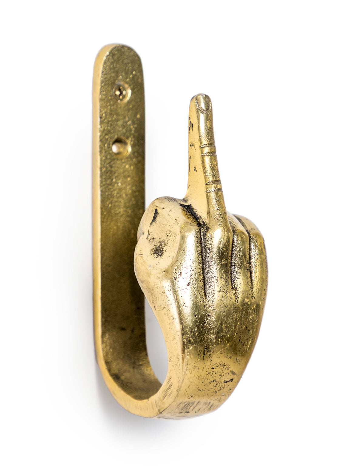 Antique Gold Middle Finger Hand Coat Hook (to be bought in qtys of 2) - AL160