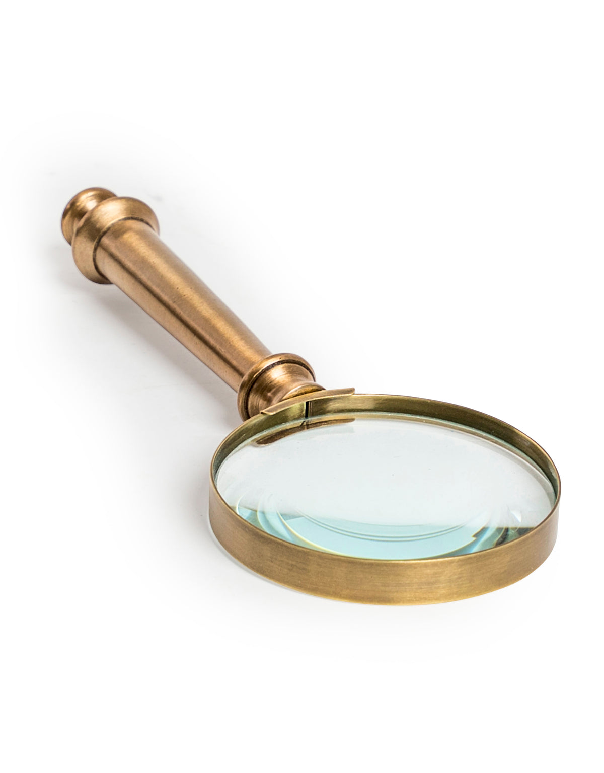 Antiqued Brass Magnifying Glass - FMH19