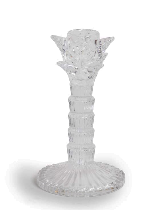 Tropical Glass Candlestick (to be bought in qtys of 4) - 210524