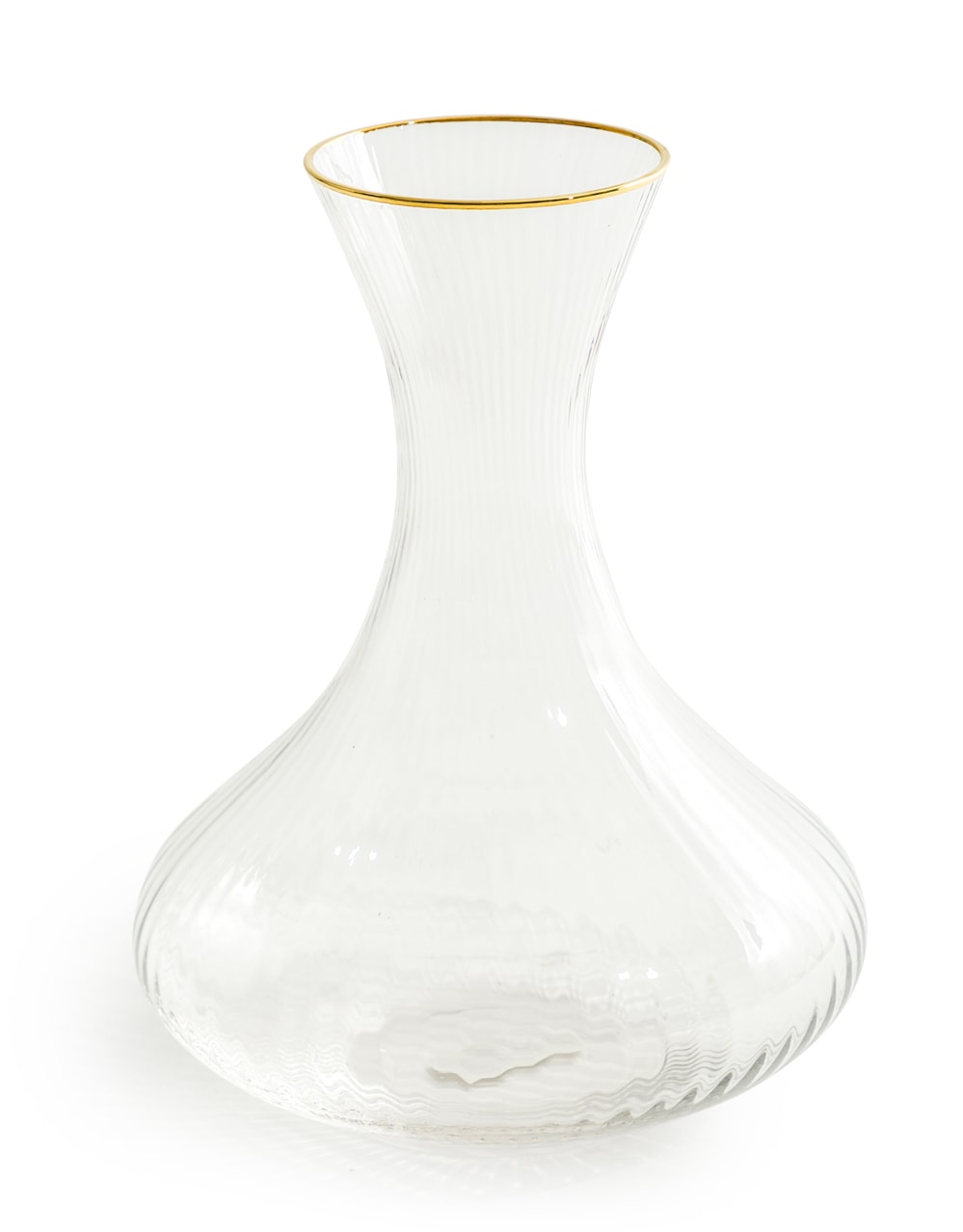 'Italia' Wine Decanter with Gold Rim - 210017