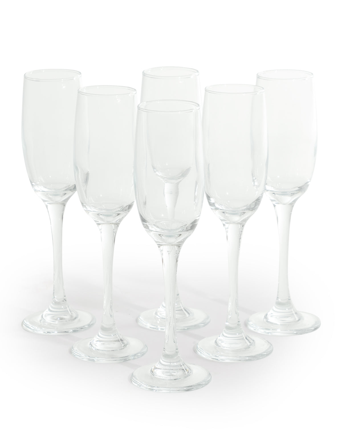 Set of 6 Champagne Flutes - AL117X/AL133X - GLASSES