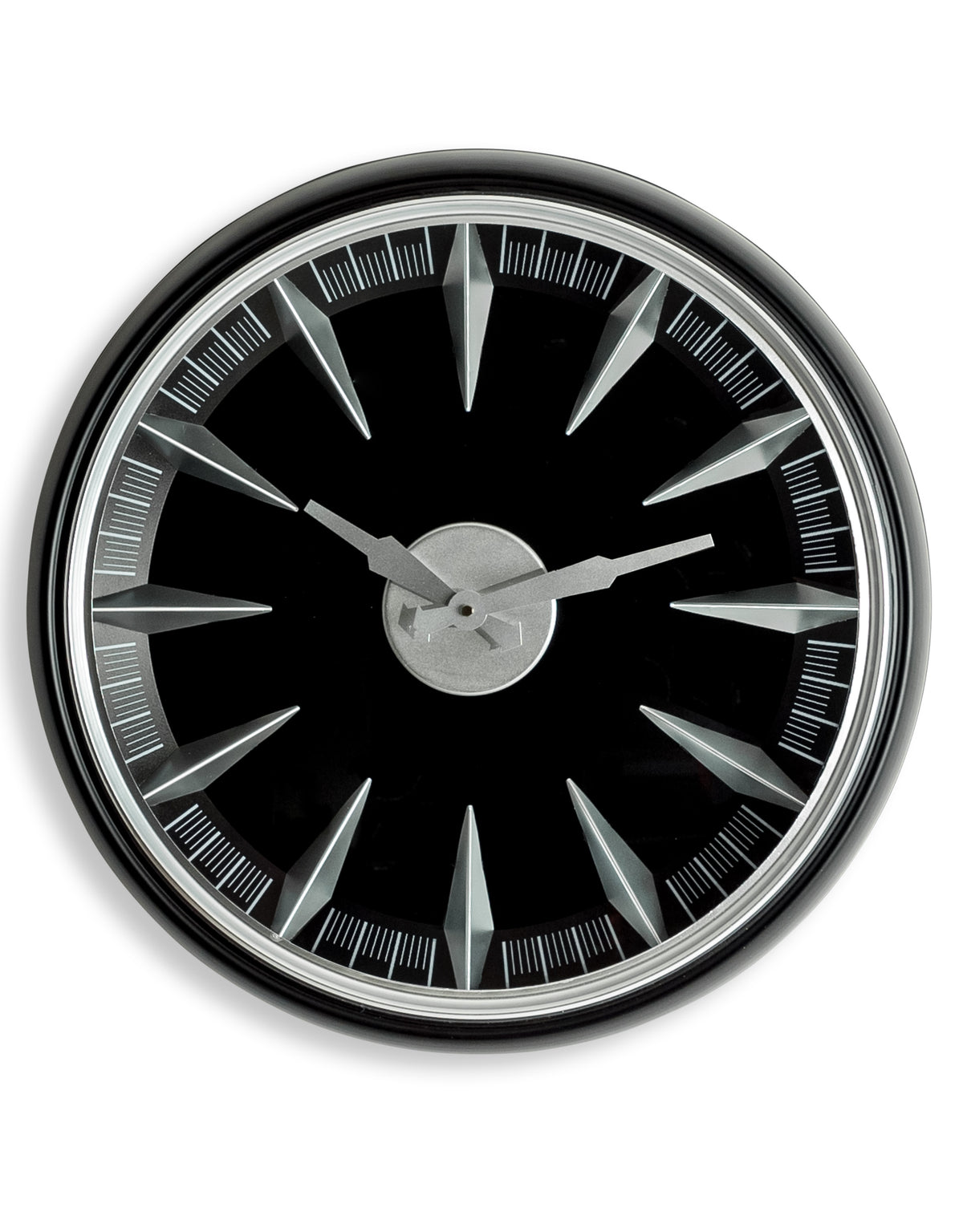 Black & Silver California Wall Clock - FCM15