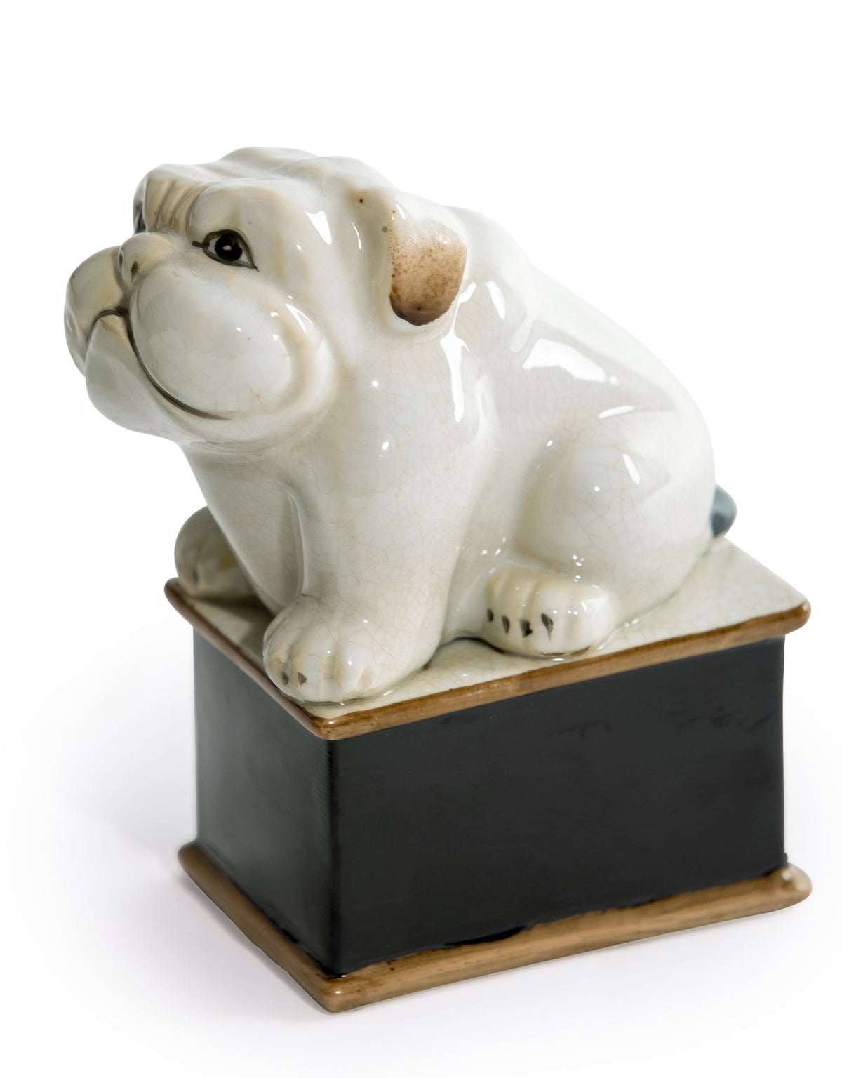 Pair of Ceramic English Bulldog Figures - BP313