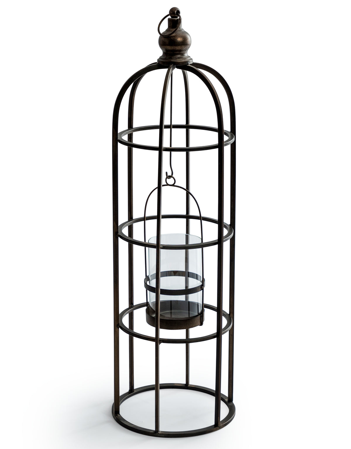 Industrial Metal Extra Large Bird Cage Lantern / Candle Holder - HLG15
