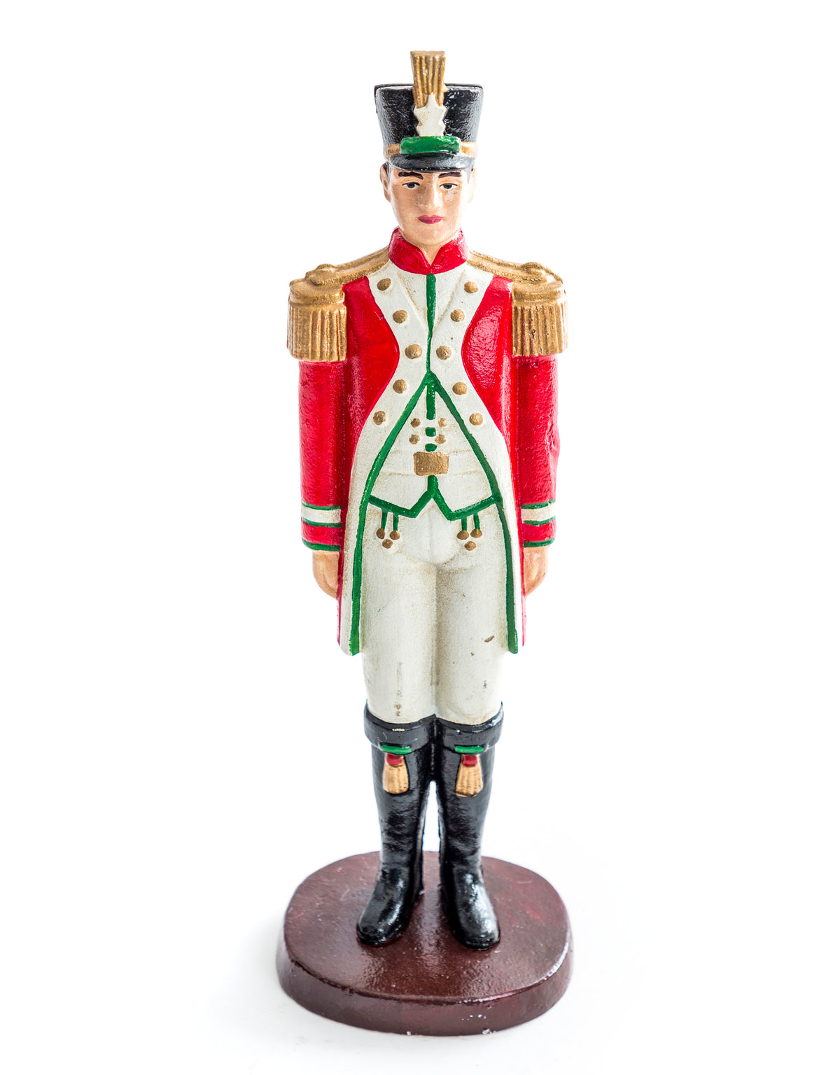 Cast Iron Red Royal Guard Figure / Door Stop - STM80