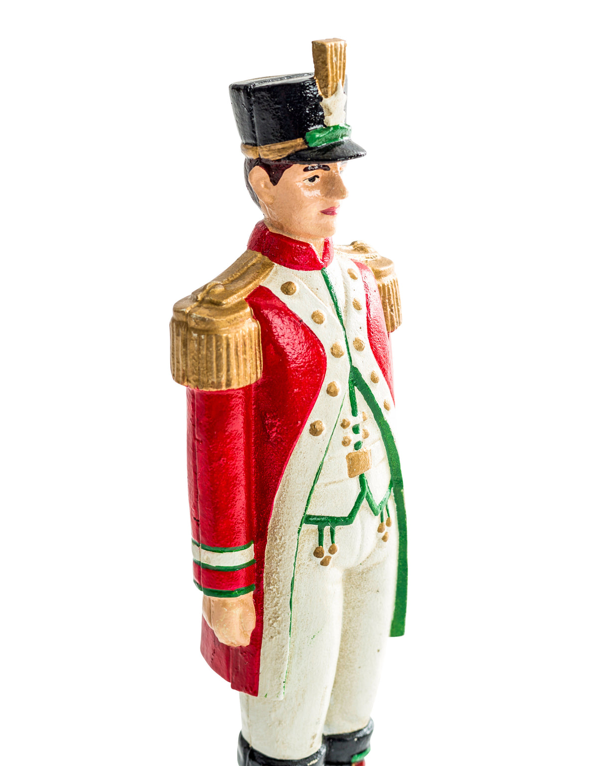 Cast Iron Red Royal Guard Figure / Door Stop - STM80