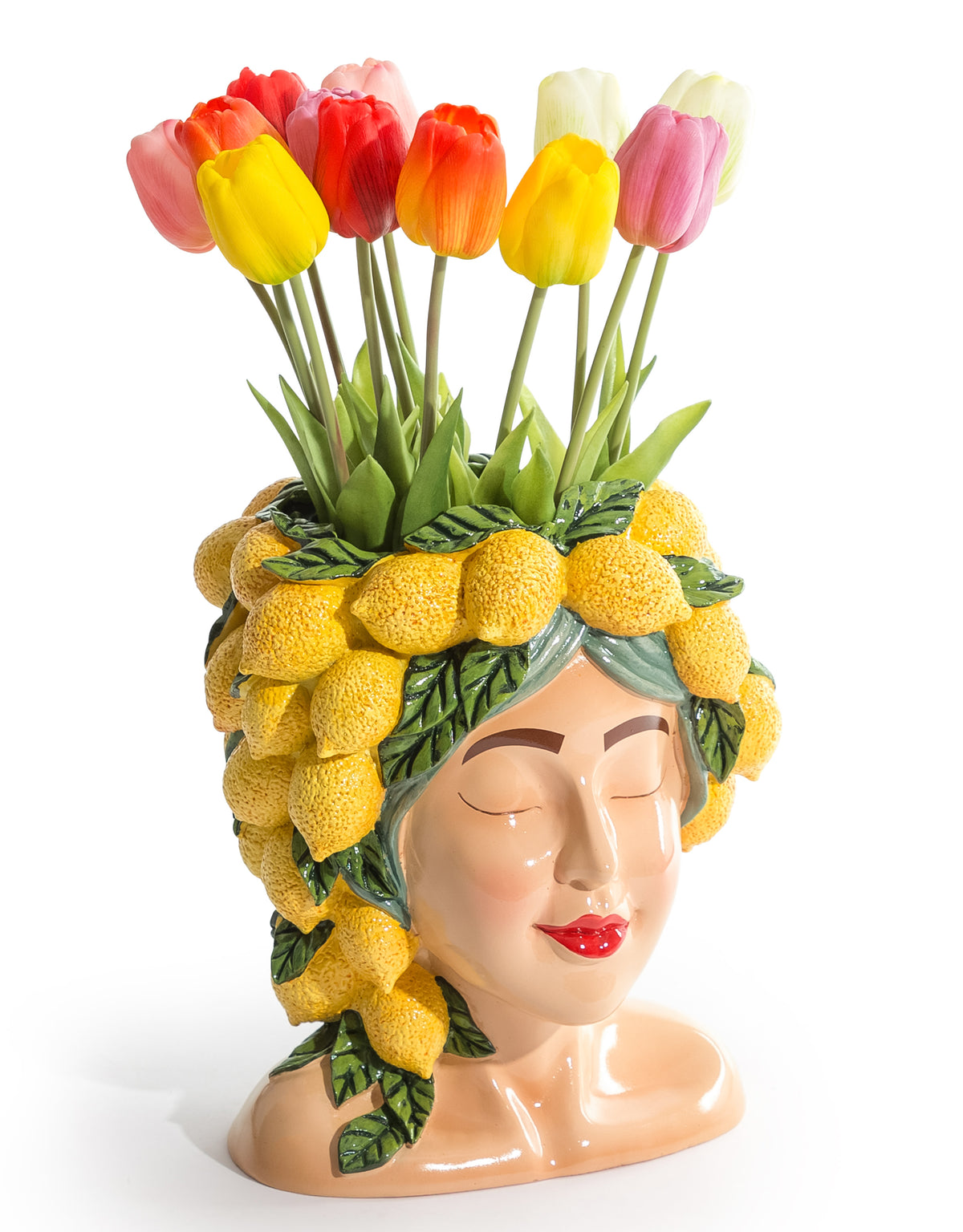 "Lady Lemon" Bust Vase - CRT120