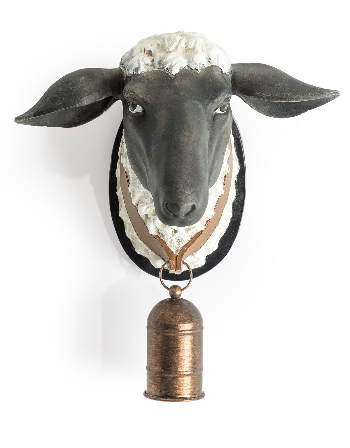 Large Sheep with Bell Wall Head (to be bought in qtys of 2) - SM96