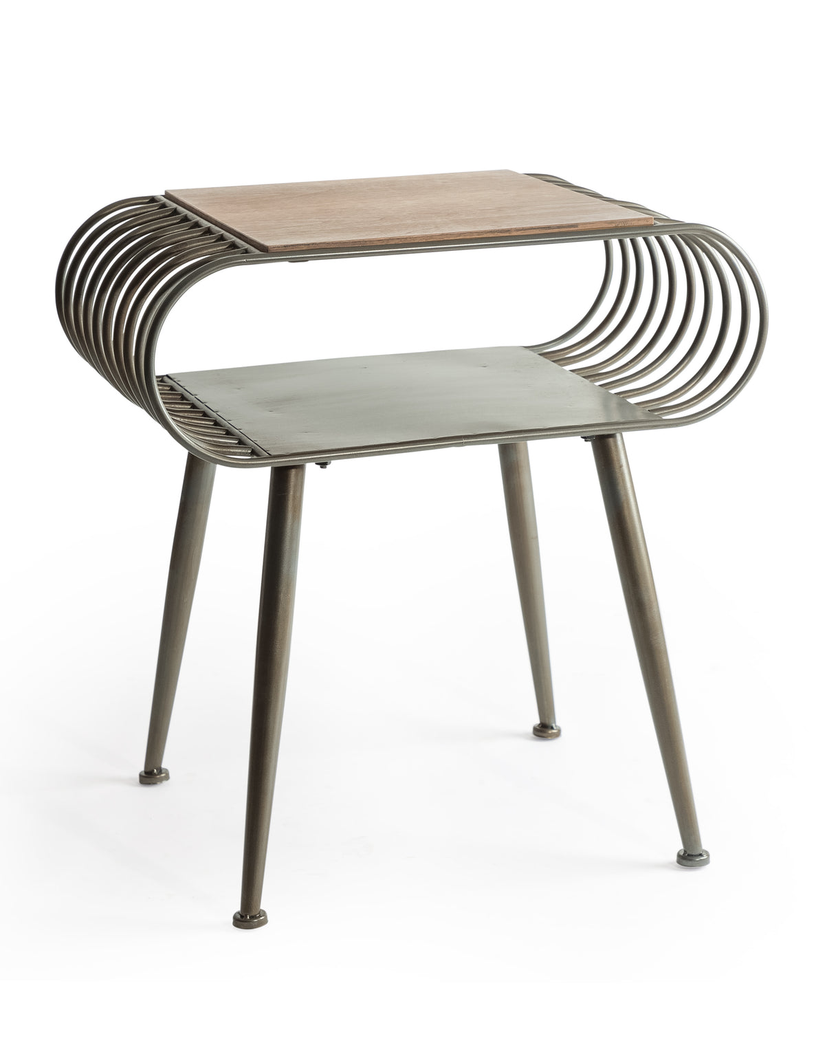 Arndale Metal & Wood Side Table - DTC50